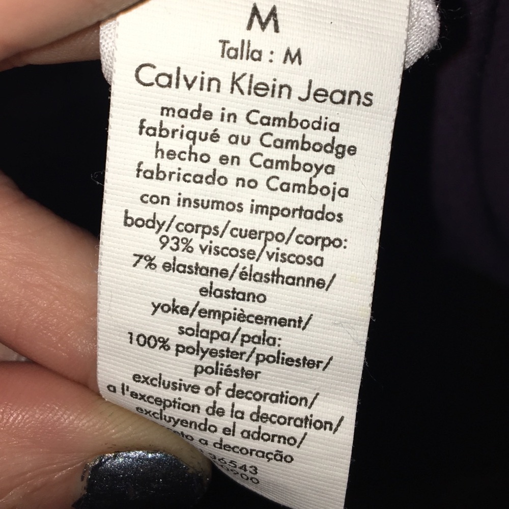Calvin Klein Jeans Long Sleeve Blouse - Picture 8 of 8
